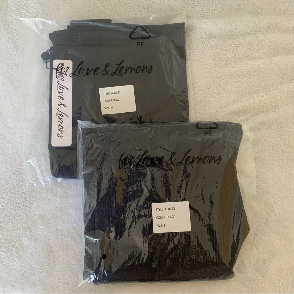 For Love & Lemons Black Bike Shorts - Picture 6 of 6